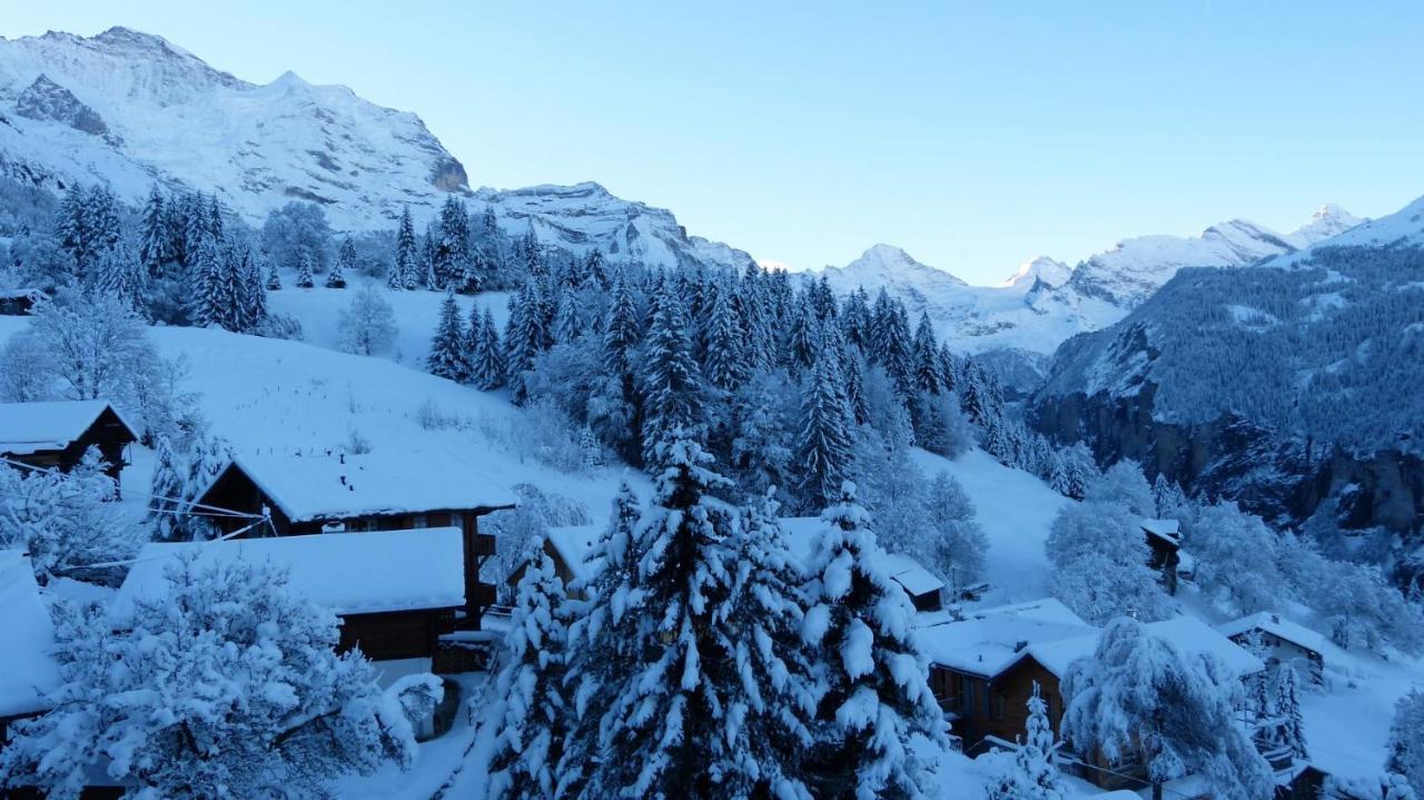 Chalet Eigersunne 2 Wengen Luaran gambar